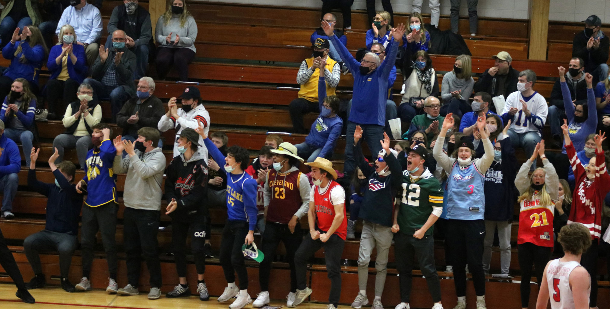Rice Lake boys basketball at Medford 2-25-21